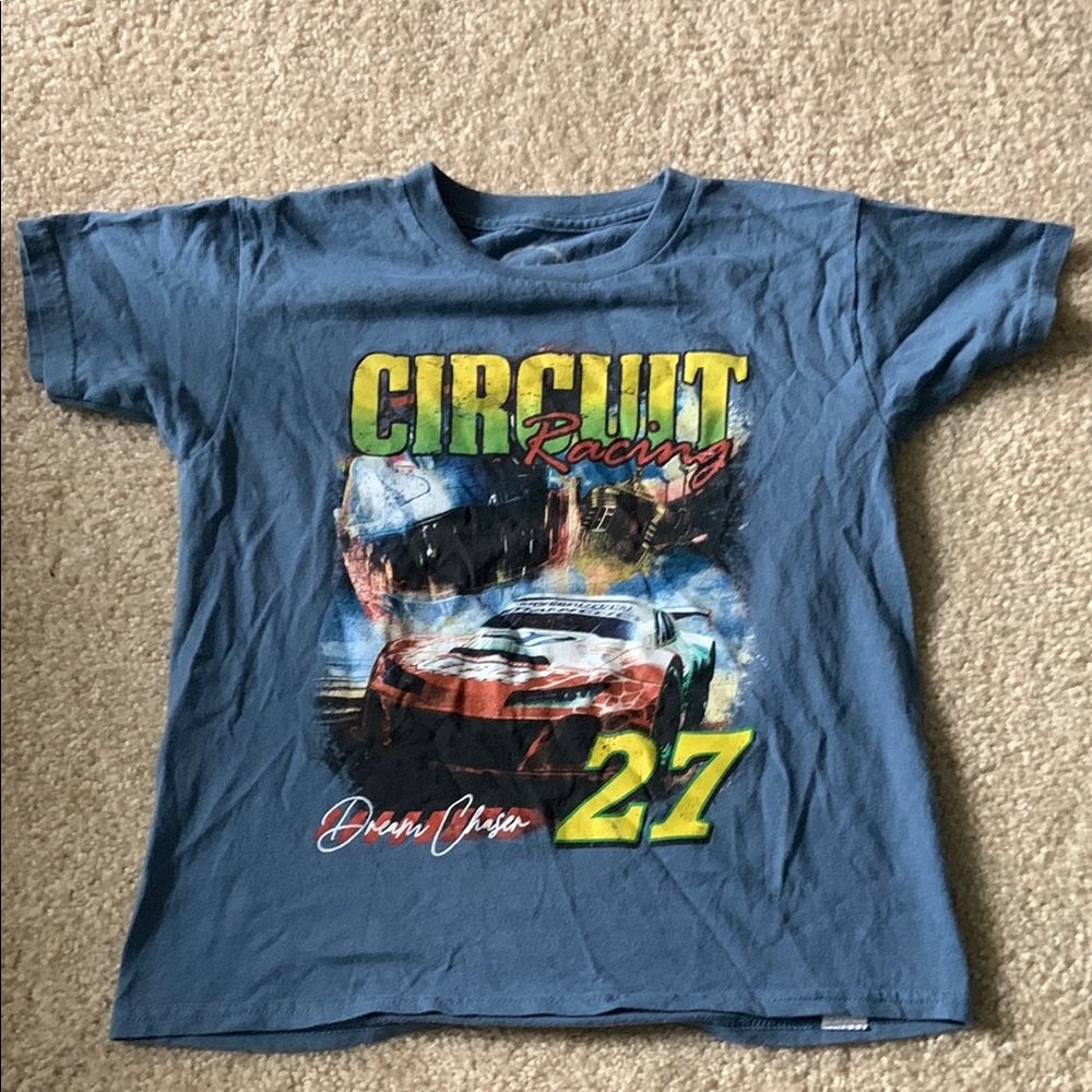 Circuit Racing Kids Blue T-Shirt